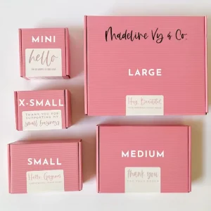 OEM Custom Logo Shipping Boxes for Small Business Small Corrugated Mailer Cardboard Boxes for Packaging Gift Boxes