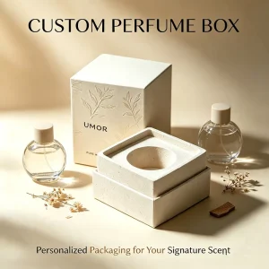 OEM Custom Logo Two Piece Perfume Gift Box with Pulp Insert – Luxury Embossing Eco Friendly Rigid Packaging Manufacturer