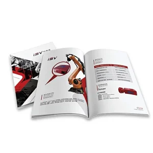 OEM Custom Offset Printed Kraft Copper Board Paper Sample Atlas Poster Brochure Product Manual Book Printing