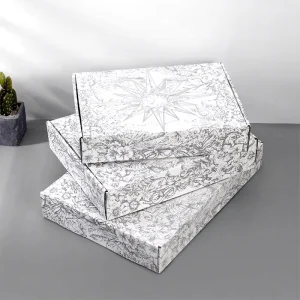 OEM Customizable Color Outer Packaging Carton Unique Pattern Design Paper Box for Brand Retail Packaging