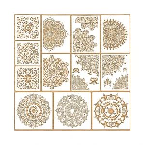 OEM Eco-friendly Plastic Stencil for Painting Family Tree Home Decoration Custom Wall Stencil