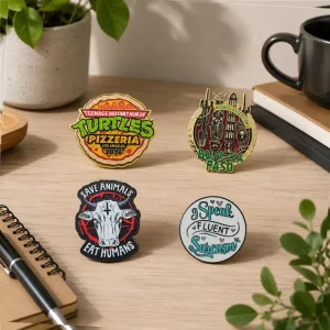 OEM No Minimum Metal Hard Enamel Pins Factory Custom Lapel Pins Custom Enamel Pin Silver-Plated Eco-Friendly Custom Logo