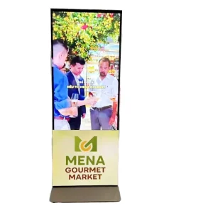 OEM ODM Anti-Glare Floor Standing Digital Signage Android IoT Remote Control Advertising Kiosk for Retail Restaurant