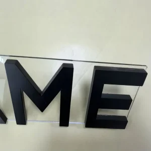 OEM ODM Custom Logo Non Luminous Acrylic Letters Eco friendly Long lasting Advertising Decoration for Office Mall Use
