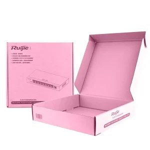 OEM ODM Eco Friendly Recyclable Custom Logo Design Pink Corrugated Paper Boxes Gift Sachet Clothing Packaging Paper Boxes