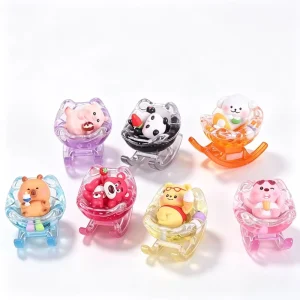 OEM ODM Resin Toy Animals Theme Relax Joy Rocking Chair Mystery Box Kawaii Desktop Ornaments Gifts ISO Certified Factory