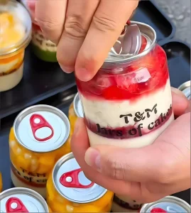 OEM PET Plastic Cans with Custom Logo High Quality Transparent Beverage Bottles for Soda Juice Tea with Aluminum Caps