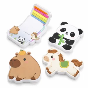 OEM School Shaped Sticky Notes Animal Patterns Colored Pages Custom Covers Stationery Gifts Shaped Sticky Notes Factory