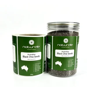 OEM Vinyl Matte Surface Adhesive Label Sticker Rolls with Waterproof Tear-resistant Custom Design for Products Packing