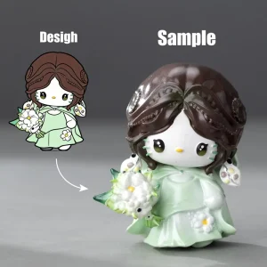 OME/ODM Anime Series Figurines Custom Cute Cartoon Characters Resin Crafts Sculpture Home Decoration Design Ornaments Gift