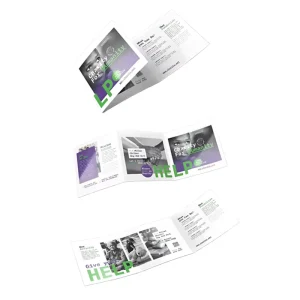 Oilproof Laminated A5 Paper Bi Fold Clear Product Diagram Home Lamp Usage Instruction Brochure
