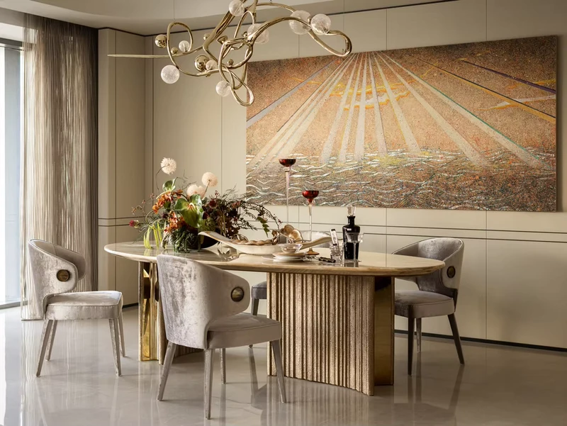 One-Stop Service Custom Luxury Villa Interior Design Services Modern Eco-Friendly Kitchen 3D Rendering Graphic Design