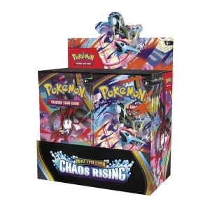Original Anime English Pokemoned Cards Chaos Rising Booster Bundle M4 Factory Sealed Collectible Trading Game Card Live Supply