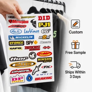Original Custom Advanced Packaging Label UV DTF Transfer Printing Waterproof Decals Durable 3D Sticker