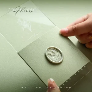 Original Design Simple Western style Wedding Invitation Customized Creative Cardboard Invitation Card in the Style of INS