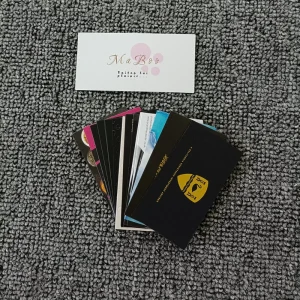 Original Factory Price Custom Brand LOGO Fancy Paper Business Cards with Screen Printed and Hot Stamped Design