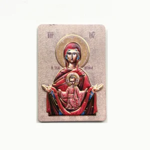 Orthodox Icon Acrylic Refrigerator Magnet Church Utensils Religious Wall Decor Baptism Easter Decoration