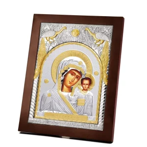 Orthodox Icon Decorative Wall Hanging Christmas Easter Wooden Icon for Christmas Easter Celebrations Handcrafted Wood Craft