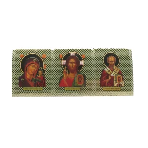 Orthodox Icons St. Andrew Square Catholic Church Utensils Christ Figure Christmas Maria Jesus Cross