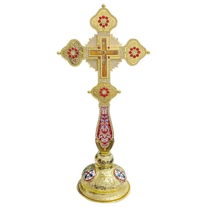 Orthodox Religious Icon of Jesus Christ Standing Church Office Household Decoration Diamond Cross