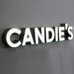 Outdoor Building Sign LED Retail Storefront Outside Signage Outdoor Shop Channel Letter Sign Store Front Sign