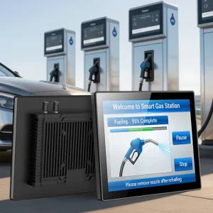 Outdoor High Brightness Display With IP65 Waterproof Front Bezel Panel Mount Industrial Monitor For EV Charging Stations Kiosks