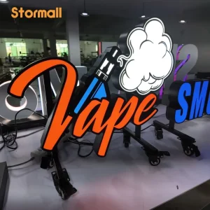 Outdoor Led Sign Store Front Building Sign Led Retail Storefront Signage 3D Business Sign Shop Channel Letter Signboard