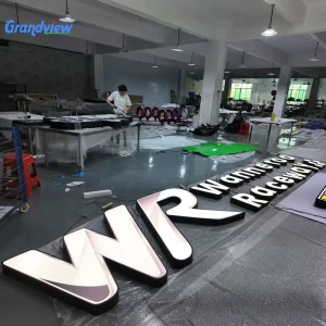 Outdoor Led Sign Store Front Building Sign Led Retail Storefront Signage 3D Business Sign Shop Channel Letter Signboard