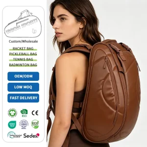 Outdoor Men Print Racket Bag Custom logo Man Gym Sport Bag Special Design Quick Delivery Storage Luxury Tennis Bag