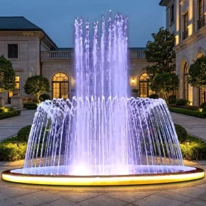 Outdoor Music Fountain Equipment Floating Programmable Color Fountain Square Park Courtyard Villa Complete Set Fountain