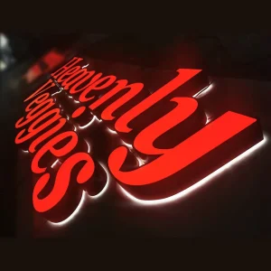 Outdoor Stainless Steel 3D LED Channel Letter Storefront Signboard for Businesses, Hospitals, and Malls