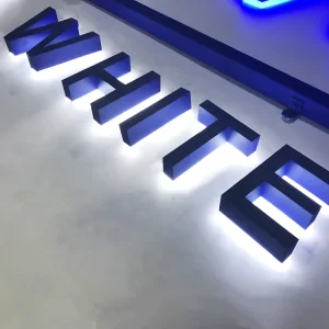Outdoor Storefront Led Letters 3d Letter Shop Signs Luminous Building Customized Business Signs and Logo