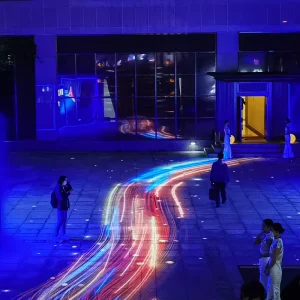 Outdoor Video Projector Advertising Light rainbow Projection Guide Animation Virtual
