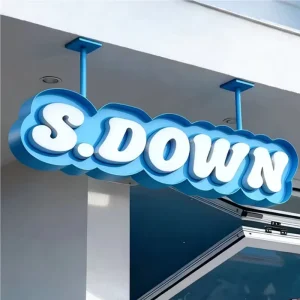 Outdoor Wall Store Front 3D Business Sign Shop Logo Acrylic Channel Letters Illuminated LED Electronic Signs