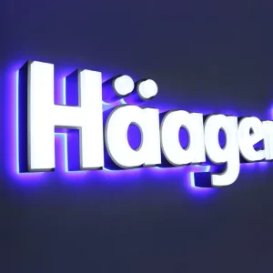 Outdoor Waterproof Double-Sided Luminous Letter Sign
