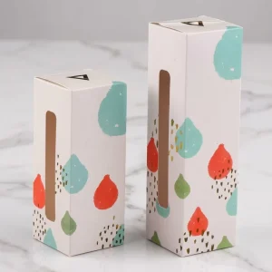 Outer Packaging Folding Cardboard Box Square White Offset Printing Customizable White Cardboard Boxes