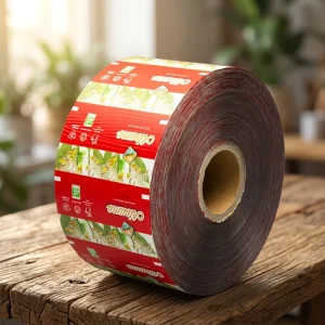 Outre Bag Roll Film BOPP Matte Outer Bag Roll Film for Food Packaging Custom Printed Outer Bag Roll Film