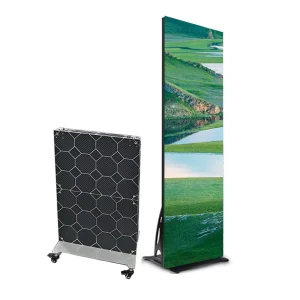 P2.5 640*1920mm LED Poster Display Screen with WiFi for Museum, Art Gallery, and Retail Store Exhibitions