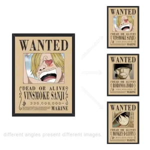 PET 3D Anime Lenticular Flip Motion Poster 30x40cm Full Color UV Printing Customizable Decor