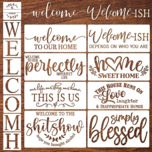 PETG Large (100x170cm) Wall Stencil for Painting on Wall Furniture Floor Fabric Template Custom Plastic Stencils Reusable