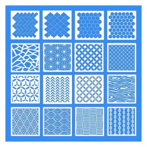 PTE Plastic Template Reusable Stencil Furniture Wall Stencil Decorative