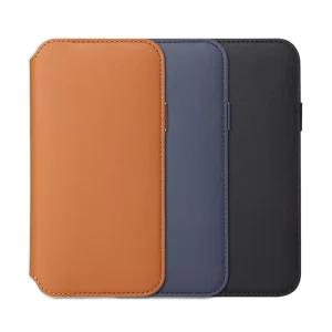 PU Leather Covers for iPhone 13 14 15 16 Case with Custom Hot Pressed Logo Shockproof 6 Colors