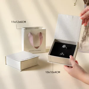 Packaging Box Customizable Drawer Jewelry Box Sets for Rings, Stud Earrings, Bracelets and Necklaces Paper Box