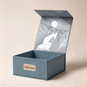 Packaging Custom Box Luxury Large Magnetic Closure Box Flip Top Rigid Cardboard Package Boxes Cosmetic Paper Magnetic Gift Box