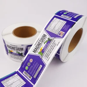 Packaging Foil Printing Waterproof Vinyl Vintage Adhesive Stickers Roll Custom Product Labels Designers