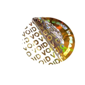 Packaging Seal Warranty VOID Tamper Evident Warranty 3D Hologram Laser Sticker