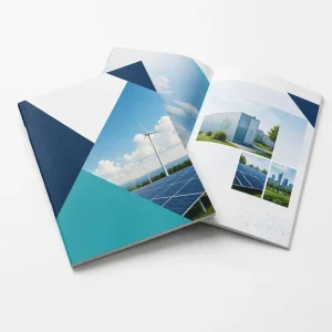 Paper Brochure, Foldable Flyer and Leaflet, Matte Gloss Offset Printing, Product Catalog for Brand Introduction and Exhibition Use