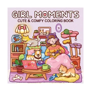 Paper Coloring and Drawing Book for Girls