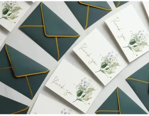 Paper Greeting Cards Acceptable Customization Personalise Postcard Luxury Customized Thank You Cards