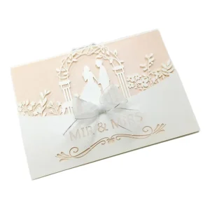 Paper Material and Paper Cutting Product Type Wedding Invitation Cards Designs